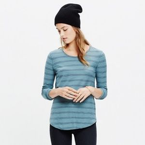 BNWT Madewell Striped Blue Shirt